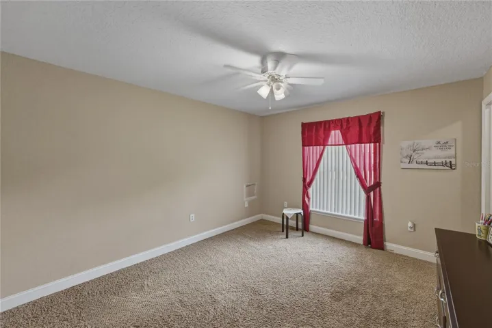 Bedroom 3 is adjacent to the guest bathroom.