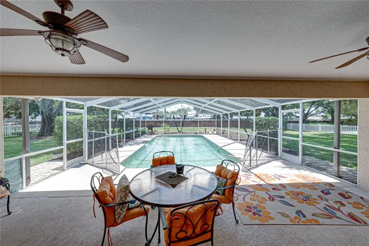 The pool area sets this home apart.