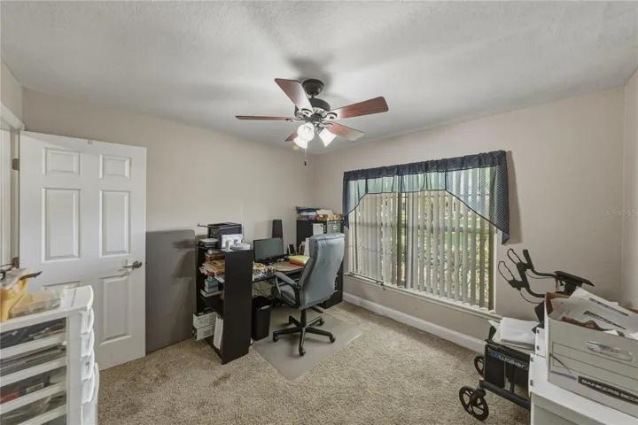 Bedroom 2 is currently used as an office and is at the front of the home.