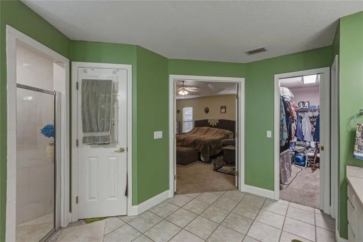 The door on the left leads to the privacy toilet area.