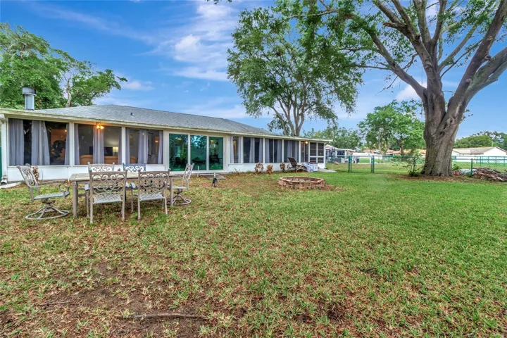 Fenced Back yard
