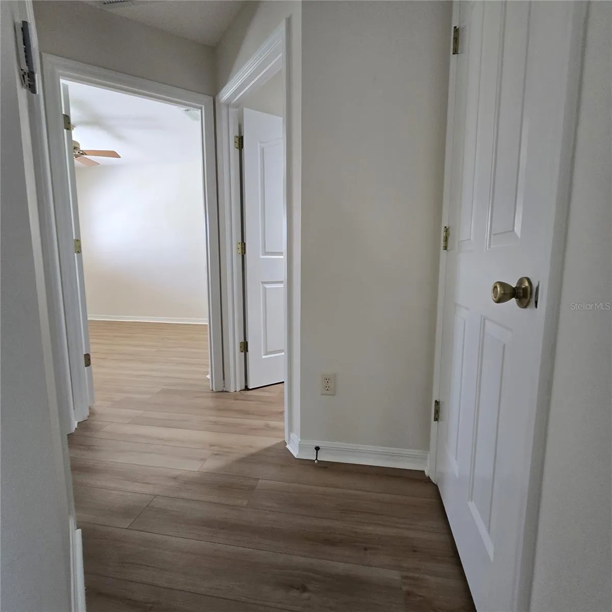 Hall View to Guest Bedrooms and Linen Closet