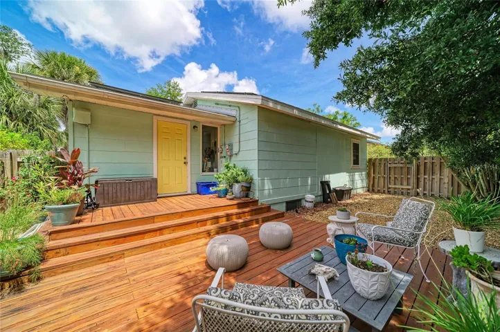 Relax in your private yard on your large deck