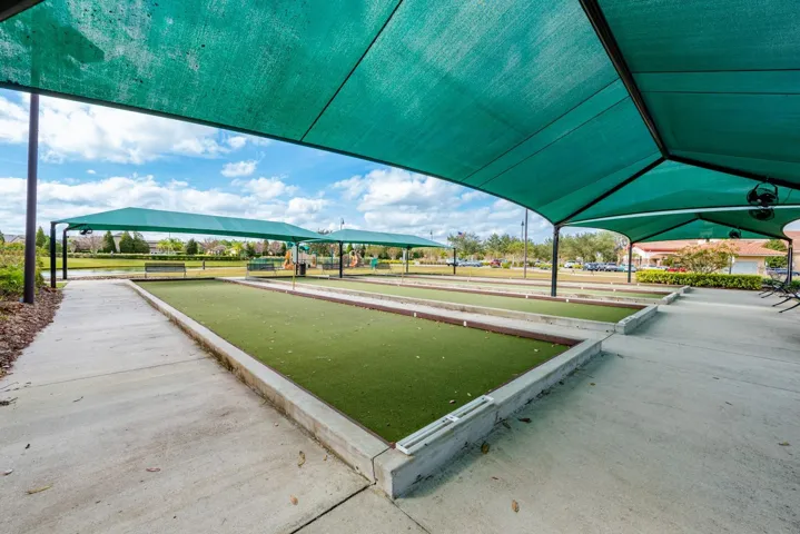 Bocce ball courts