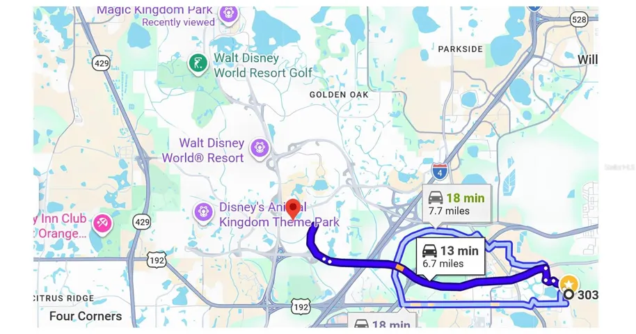House to Disney World