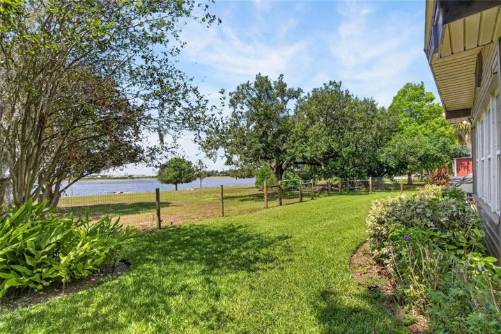 Rear of property