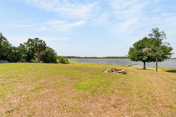 Rear of property