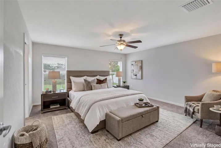 Spacious Primary Suite with Tranquil Views