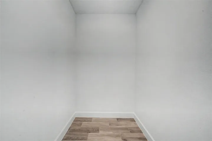 walk in closet- will have shelves