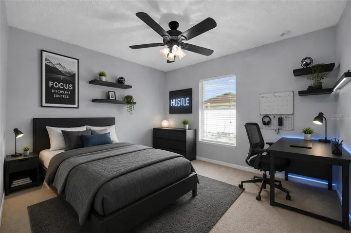 Virtually Staged to show dimensions