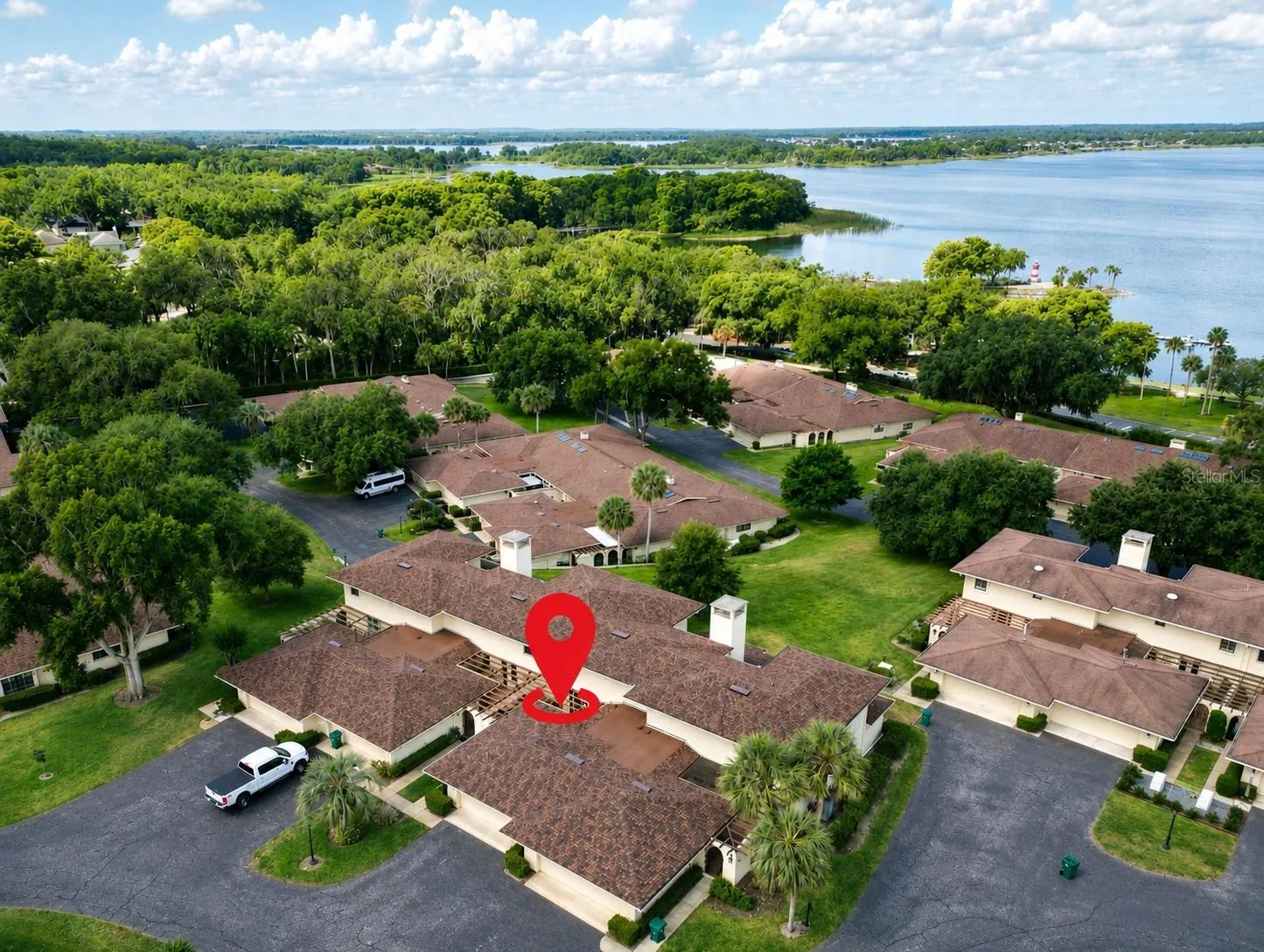 Aerial of 100 S. Tremain Street, #G2, Mount Dora, FL