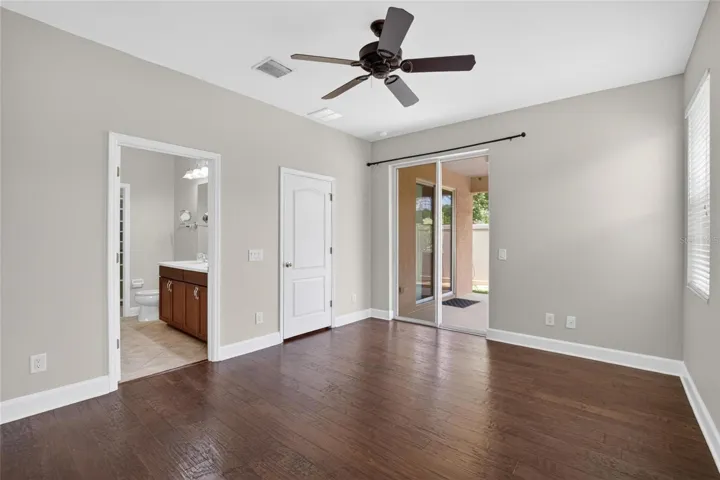 Primary Bedroom on the first floor