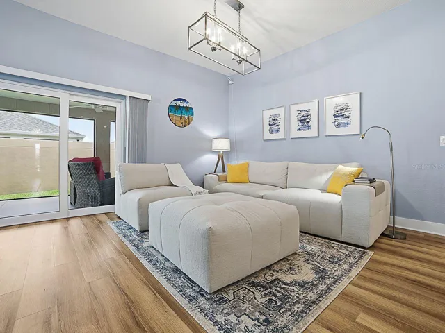 Versatile area for seating or dining