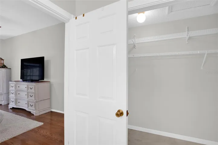 Primary Bedroom/Closet area