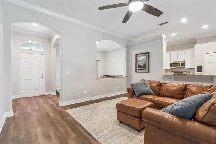 Family Room and Formal Entry