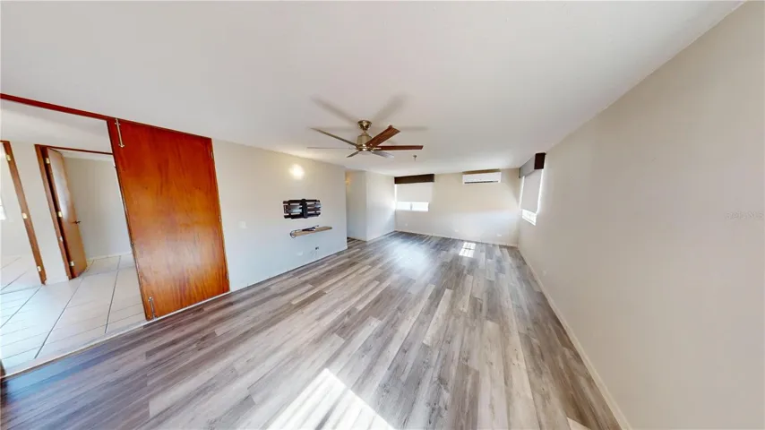 Spacious primary suite with double entrance doors