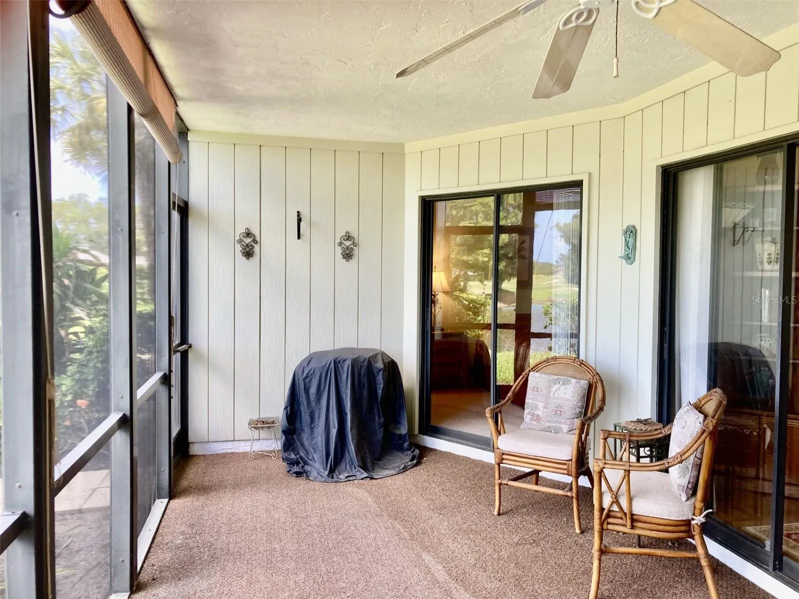 Rear porch.