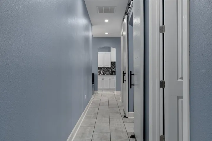 Guest wing hallway