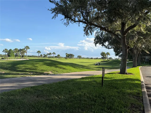 Enclave Condos sit right on the golf course