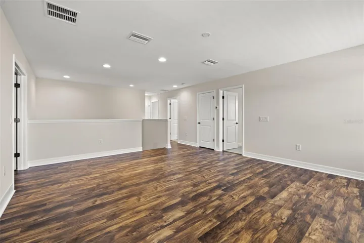 Loft Area with Bedroom Doorways