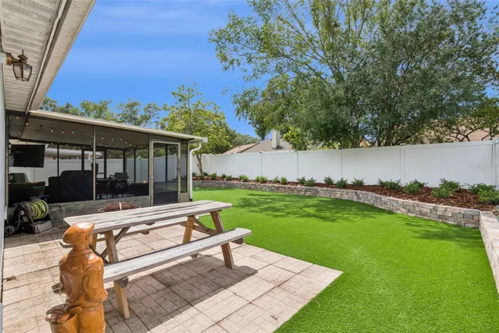 Open Patio and Backyard