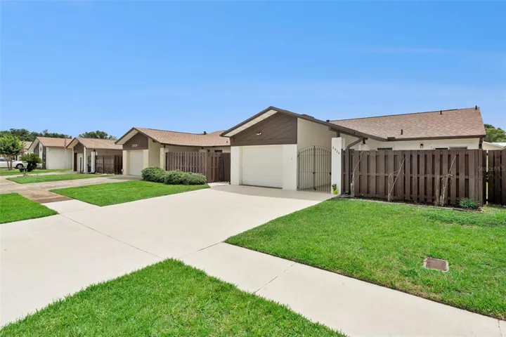 Exterior Front with Custom Gate