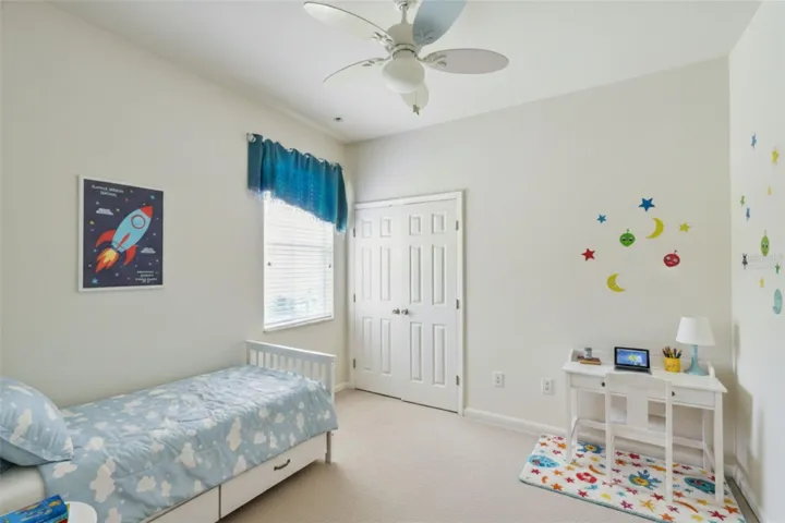 Virtually Staged Bedroom