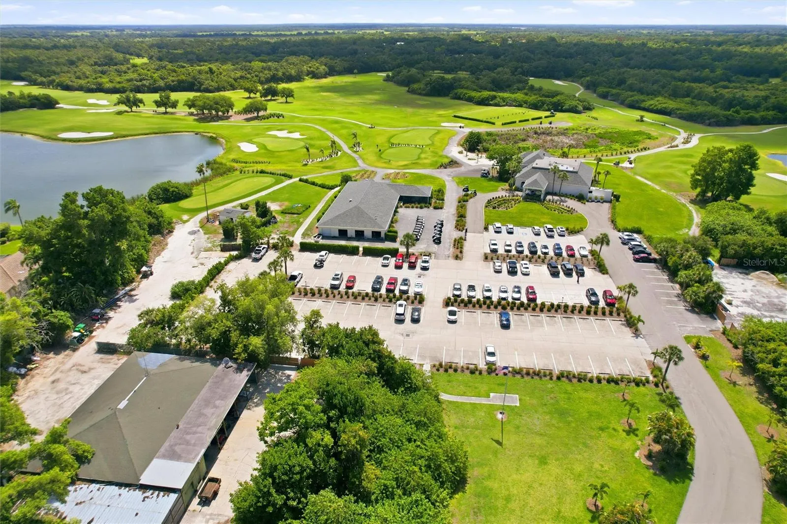 Misty Creek Country Club. Membership is not required, but offered as an option for residents.