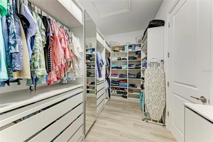 Primary Walk-in Wardrobe.