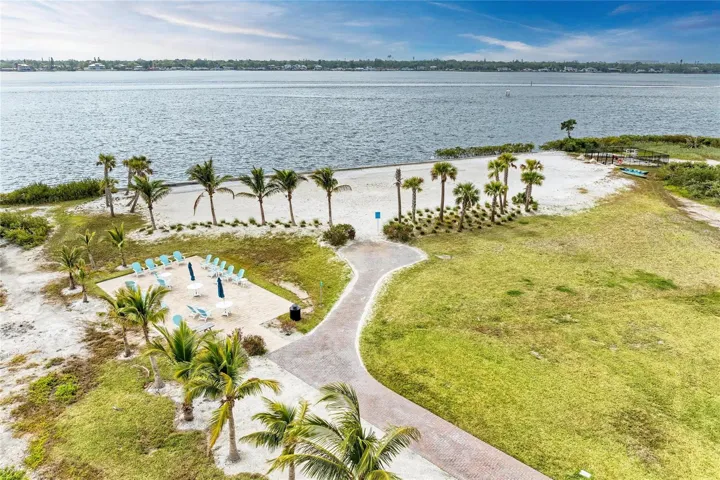 Sanctuary Cove Private Beach Area.
