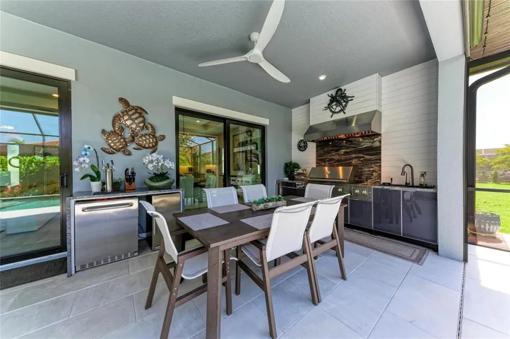Outdoor Kitchen Area.