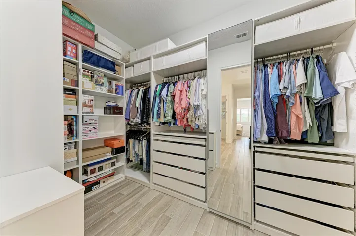 Primary Walk-in Wardrobe.