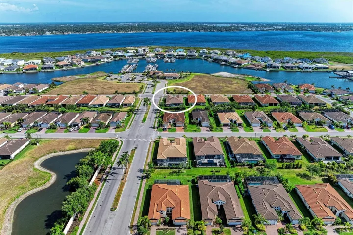 Areal View of the Sanctuary Cove.