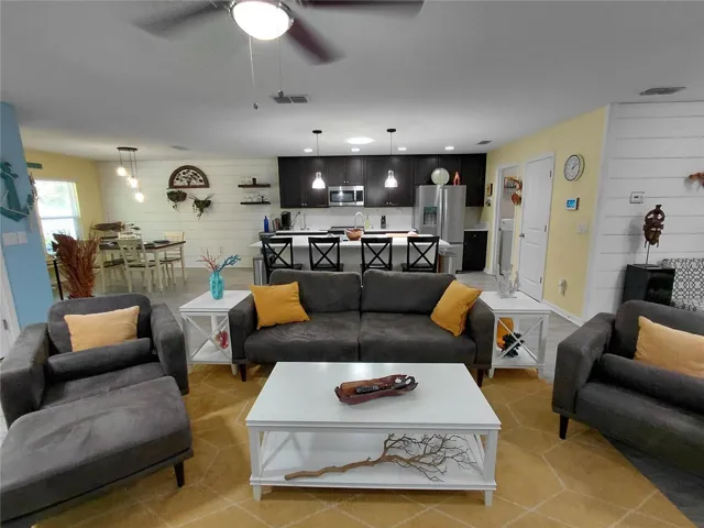 Open Floor Plan Family Room