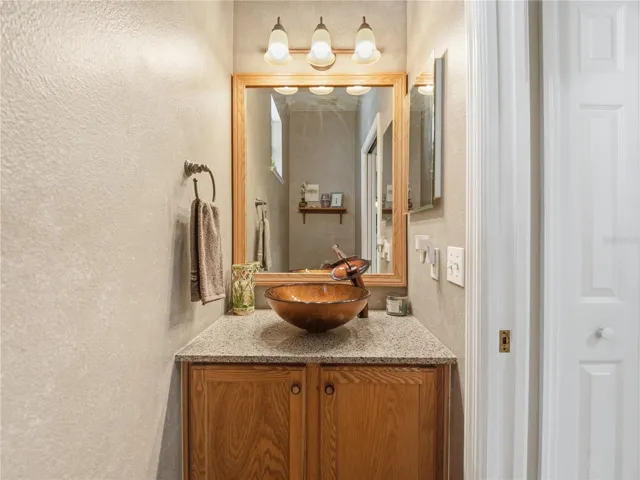 Half Bath off Kitchen