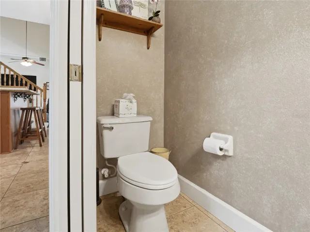 Half Bath off Kitchen