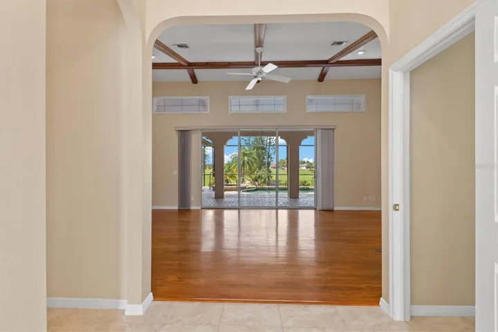 View from the front door