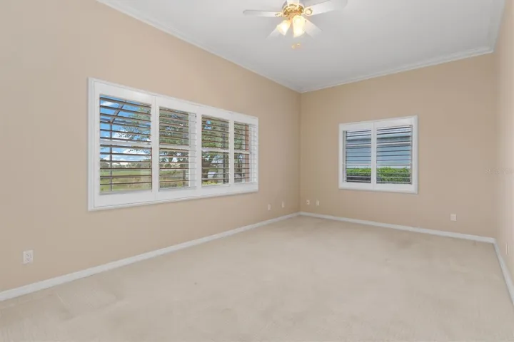 Bedroom with water view
