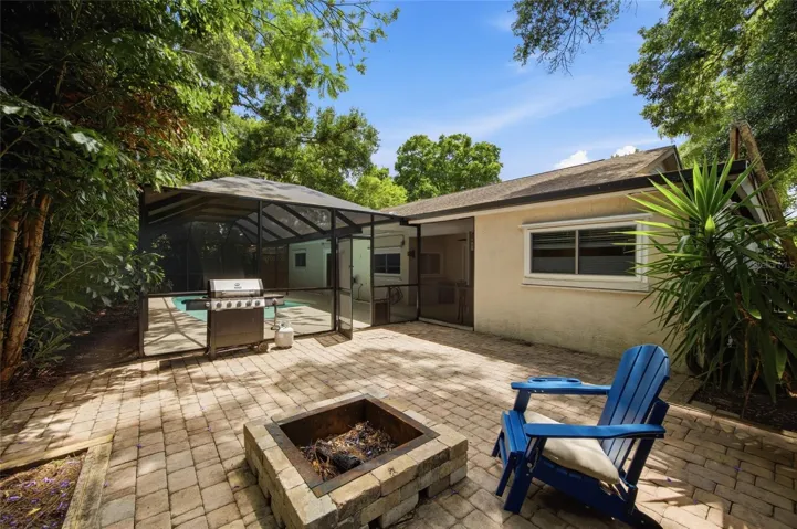 Extended Paver Patio(new roof not pictured)