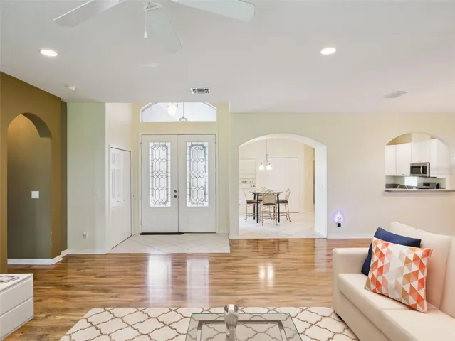 Virtually Staged Living Room