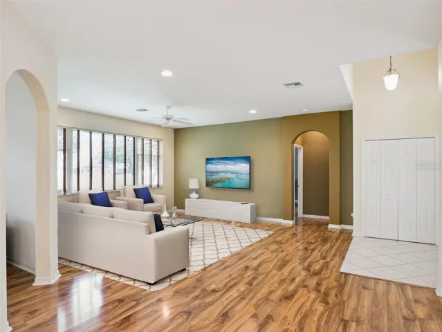 Virtually Staged Living Room