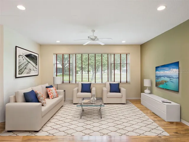 Virtually Staged Living Room