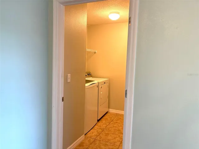 Spacious laundry room