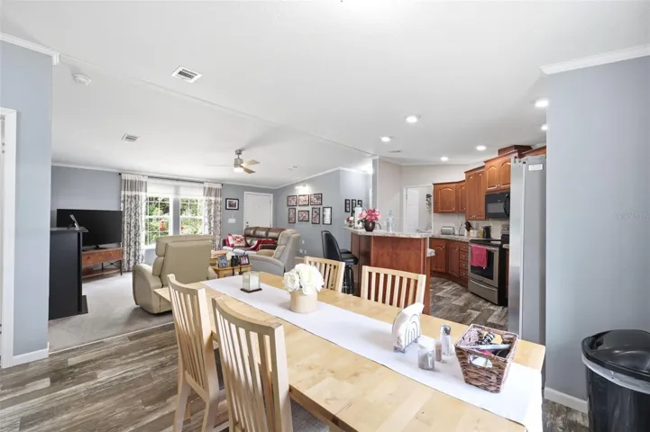 Dining/Kitchen/Living