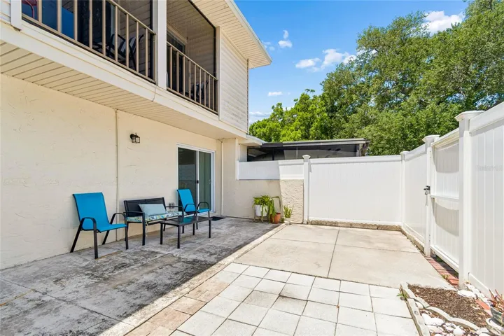Large Fenced Patio