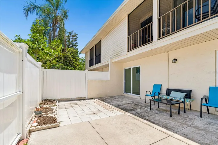 Large Fenced Patio