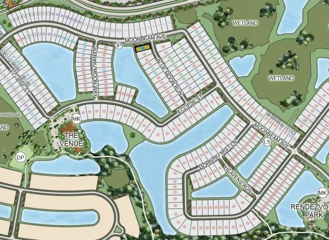 7701 Blue Moon Run Site Map