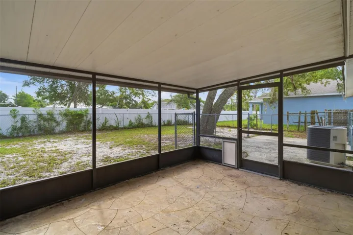 Screened porch