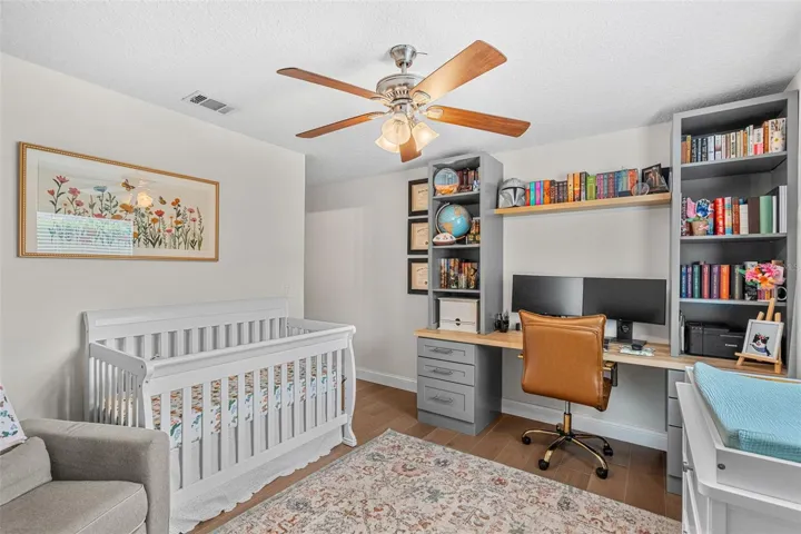 Bedroom 4 - Home Office/Flex with Built-ins