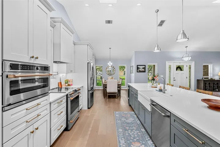 Kitchen into Dining